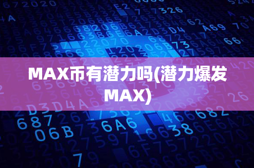 MAX币有潜力吗(潜力爆发MAX)第1张-币言网